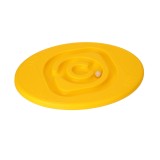 Balance Board Labirint cu 5 Bile din Lemn pentru Copii, galben