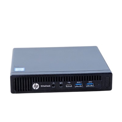 Unitate PC Second Hand, HP ELITEDESK 800 G2 MINI PC, Procesor I5 6500T, Memorie RAM 8 GB, SSD 128 GB, Windows 10 Pro, Grad Corect foto