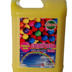 Sapun lichid maini, Bubble Gum, cu glicerina, PH - control, 5L, Cloret