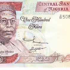M1 - Bancnota foarte veche - Nigeria - 100 naira - 2001