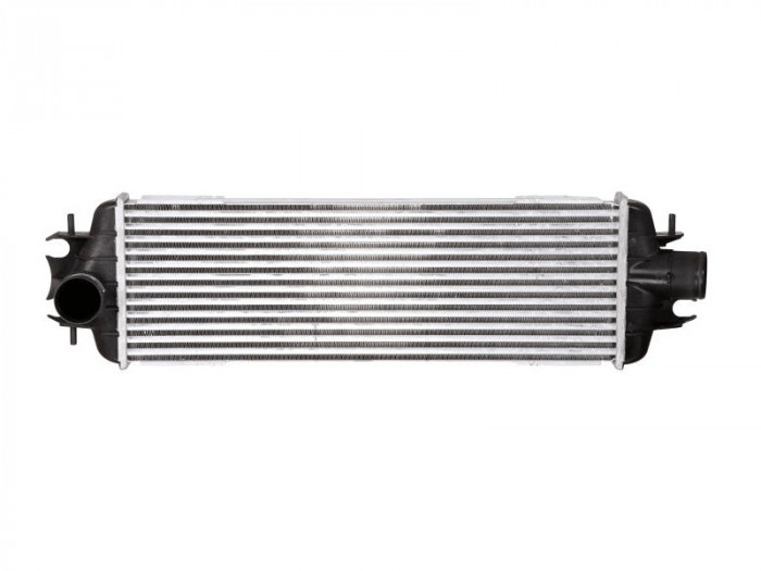 Intercooler Nissan Primastar, 07.2002-07.2006, Renault Trafic, 03.2003-07.2006, motor 2.5 dci 99kw, diesel, cutie manuala, aluminiu brazat/plastic, 5