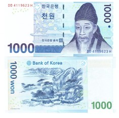 Coreea de Sud 1 000 1000 Won 2007 P-54 UNC