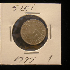 M1 C10 - Moneda foarte veche 49 - Romania - 5 lei 1995