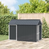 VidaXL Cușcă pentru Păsări Antracit 112x215x141 cm Oțel