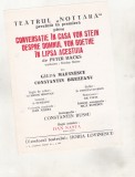 bnk div Afis mic - Teatrul Nottara - Conversatie in casa Von Stein