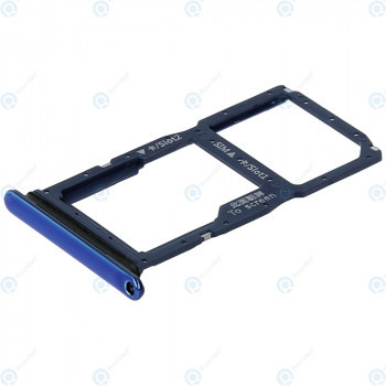 Huawei P smart Z (STK-L21) Tava SIM + tava MicroSD albastru-mijloc 51661MSE foto