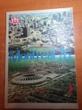 Revista montreal 1976-programul jocurilor olimpice