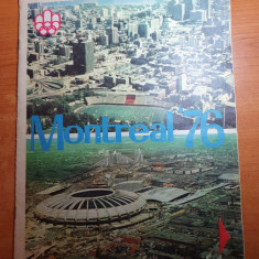 revista montreal 1976-programul jocurilor olimpice