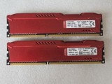 Kit Memorie Kingston HyperX Fury Red 8GB (2x4GB) DDR3 1866MHz, Dual Channel, DDR 3, 8 GB, 1866 mhz