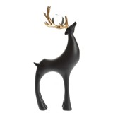 Statueta cerb cu coarne aurii 33 cm