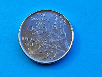 50 Lire 1980 San Marino-UNC foto