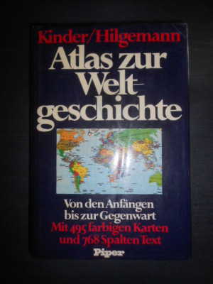 Hermann Kinder, Werner Hilgemann - Atlas zur Welt-geschichte (1982) foto