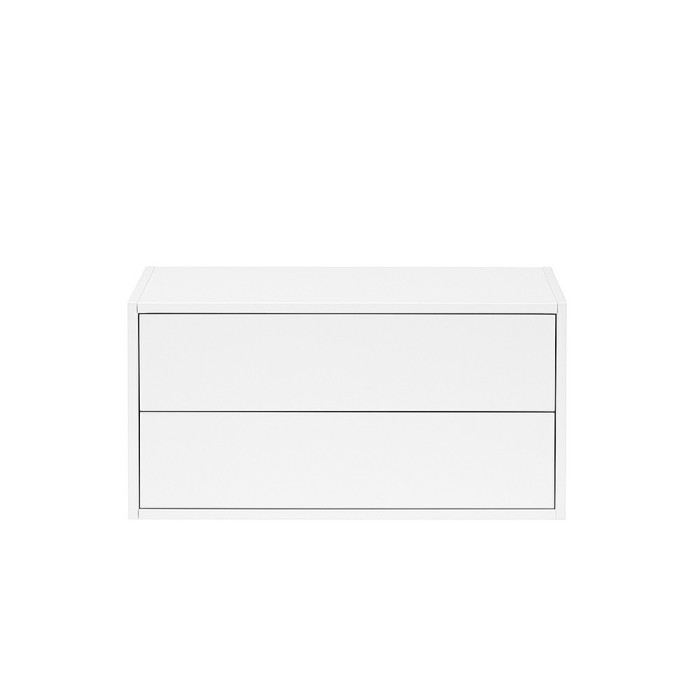 Boxie 2 fi&oacute;kos fali szekr&eacute;ny 40x80x37 cm feh&eacute;r