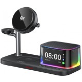 Incarcator Retea Wireless cu Boxa Bluetooth XO Design CX045 5in1, 25W, Negru