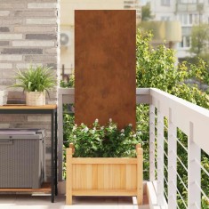 vidaXL Panou Decorativ de Grădină Altele Ruginit 50 x 140 cm