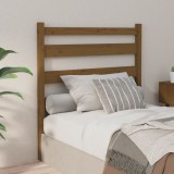 Gossi tablie de pat, maro miere, 81x4x100 cm, lemn masiv de pin