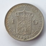 Olanda 1 gulden 1939 argint Wilhelmina, Europa