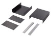 Carcasă aluminiu neagră 261mm x 300mm x 134mm, KRADEX