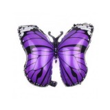 Balon Folie Fluture Mov 70x60 cm