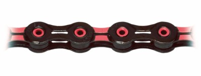 Lant KMC X10SL DLC 116L Bolt-5.88mm 10V Negru/Rosu Cod:525240273RM foto
