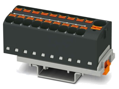 Conector de șine 32A, 800V, push-in foto