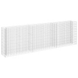 Cumpara ieftin Strat inaltat gabion, 270 x 30 x 90 cm, otel galvanizat