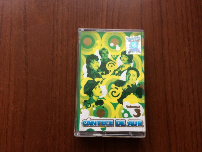 cantece de aur vol. 3 caseta audio selectii compilatie muzica pop usoara romaneasca roton electrecord 2009