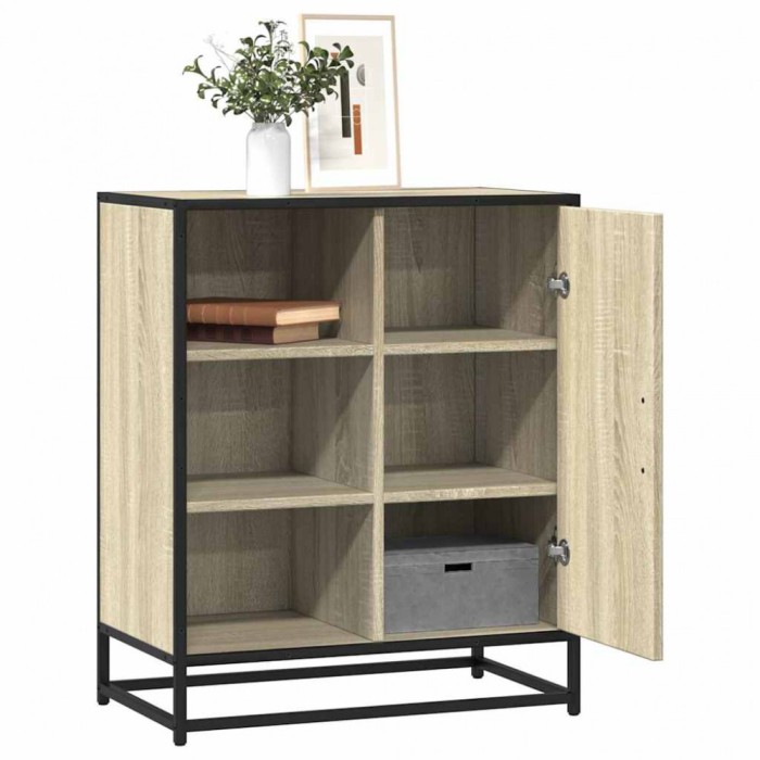 vidaXL Dulap, stejar sonoma, 62x35x76 cm, lemn prelucrat 848995