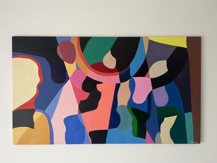 Pictură Abstractă 3 Femei