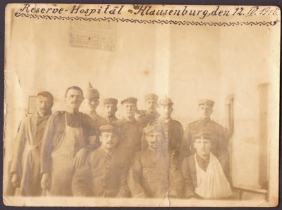 1767 - CLUJ, Military Hospital, Romania 12/9 cm - old photocard - unused - 1915 foto