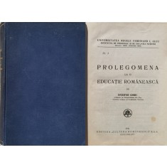 Prolegomena La O Educatie Romaneasca - O. Ghibu , F264