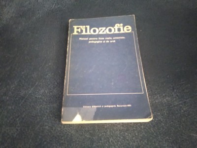 MANUAL FILOZOFIE 1975 foto