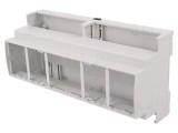Carcasă pentru șină DIN ABS gri 89x177x65mm