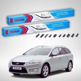 Cumpara ieftin Ștergătoare Ford Mondeo Mk4 Estate 2007-2014 | Set Față Flat Premium &ndash; TeamCar&reg;