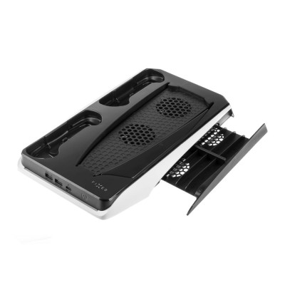 Statie incarcare controller, suport PS5 Fixed, FIXPS5-MCS-BW foto