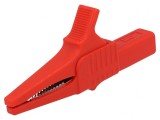 Bornă Crocodil Roșie 32A 1kVDC 20mm