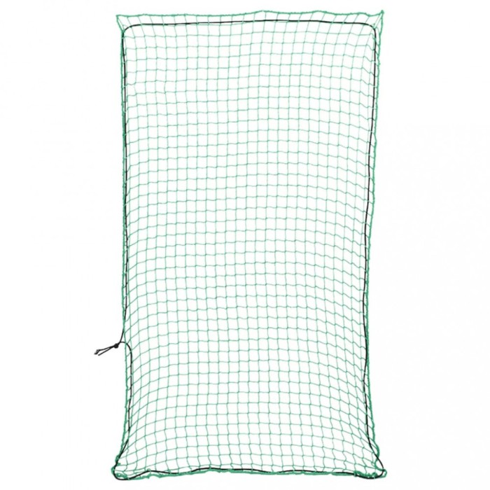 Plasă de remorcă cu funie elastică, verde, 4,5x2,5 m, PP