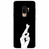 Husa silicon pentru Samsung S9 Plus, Finger Cross