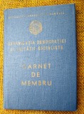 Carnet Frontul Democratiei si Unitatii Socialiste