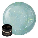 Gel UV Constructie Unghii RevoFlex Glitz LUXORISE 15ml, Mint Frost