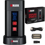 Cumpara ieftin Aparat de Ras Electric Profesional BIRAI Stepless Speed Barber Shaver, Motor 9.000 RPM, Lame Flotante, Wet &amp; Dry IPX7, Autonomie 150 Min, Incarcare Ty