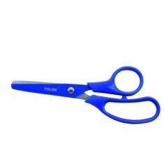Foarfeca Basic MILAN, Albastra, Lungime 13.4 cm, Foarfece MILAN, Foarfece Basic, Foarfece, Foarfece Scoala, Foarfeca, Foarfece pentru Casa, Foarfeca U foto