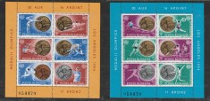 Romania 1984 - #1111 Medalii Olimpice Los Angeles M/S 2v MNH foto