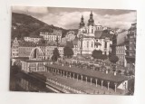FA142 -Carte Postala- CEHIA - Karlovy Vary. The Sprudel with St. Mary Magdalene Church, circulata 1966