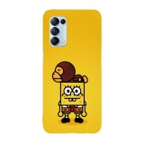 Husa compatibila cu Oppo A73 model SpongeBob has a hat, Silicon, TPU, Viceversa, Transparent, Carcasa