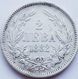 770 Bulgaria 2 Leva 1882 Aleksandr I km 5 argint, Europa
