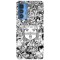 Husa compatibila cu Motorola Edge 20 model Ahegao Black&amp;amp;White, Silicon, TPU, Viceversa