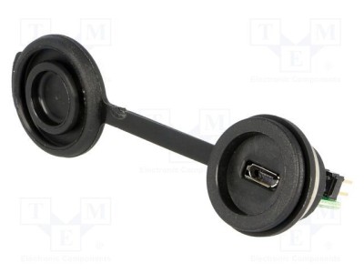 Conector USB B Micro 1310 cu Capac de Protecție USB 2.0 IP65 - ENCITECH foto