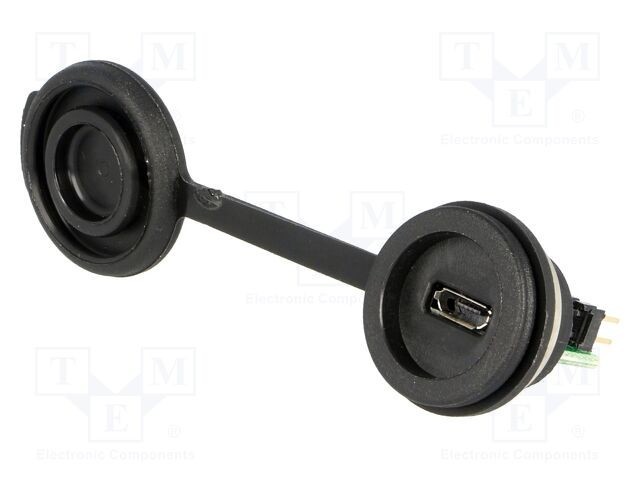 Conector USB B Micro 1310 cu Capac de Protecție USB 2.0 IP65 - ENCITECH
