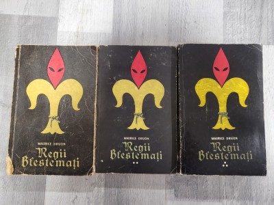 Regii blestemati vol.1,2 si 3 de Maurice Druon foto